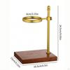 Stand with Multifunctional Wooden Base for Office And Espresso Machine,