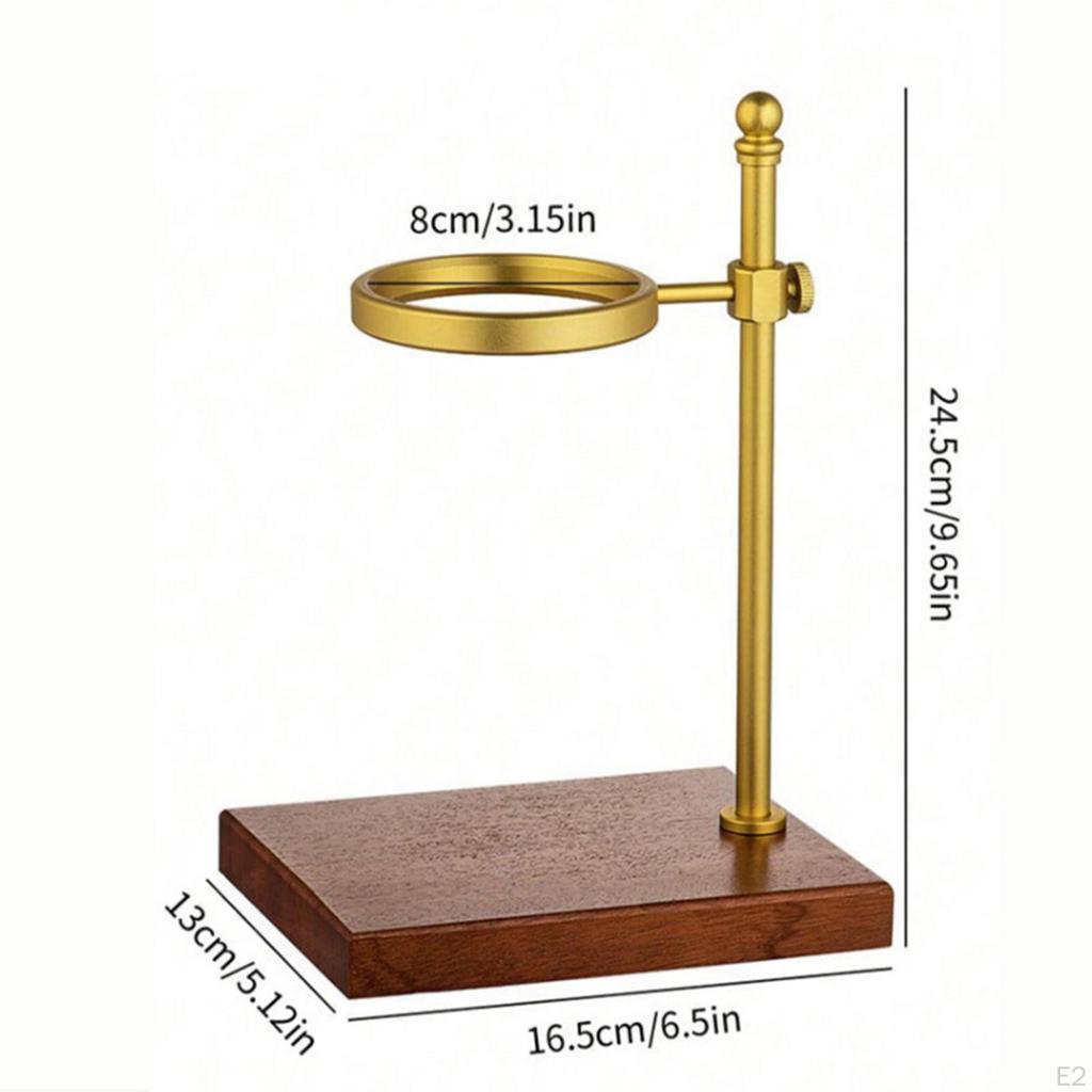 Stand with Multifunctional Wooden Base for Office And Espresso Machine,