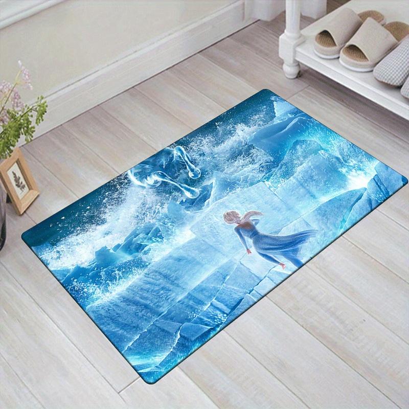 1pc Frozen Carpet Area Rug, Bedroom, and Playroom Durable, Stain-Resistant, and Easy To Clean, Living Room