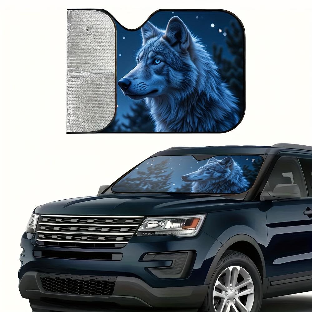 1Pcs Galactic Forest Car Windshield Sunshade UV Rays Heat Blocker Keeps Vehicle Cool Unique Design Fit Sedans SUVs Trucks RVs