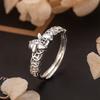 Year Of The Horse Ring Simple Coin Opening Adjustable Ring High-End Feel Zodiac Year Gift Accessories