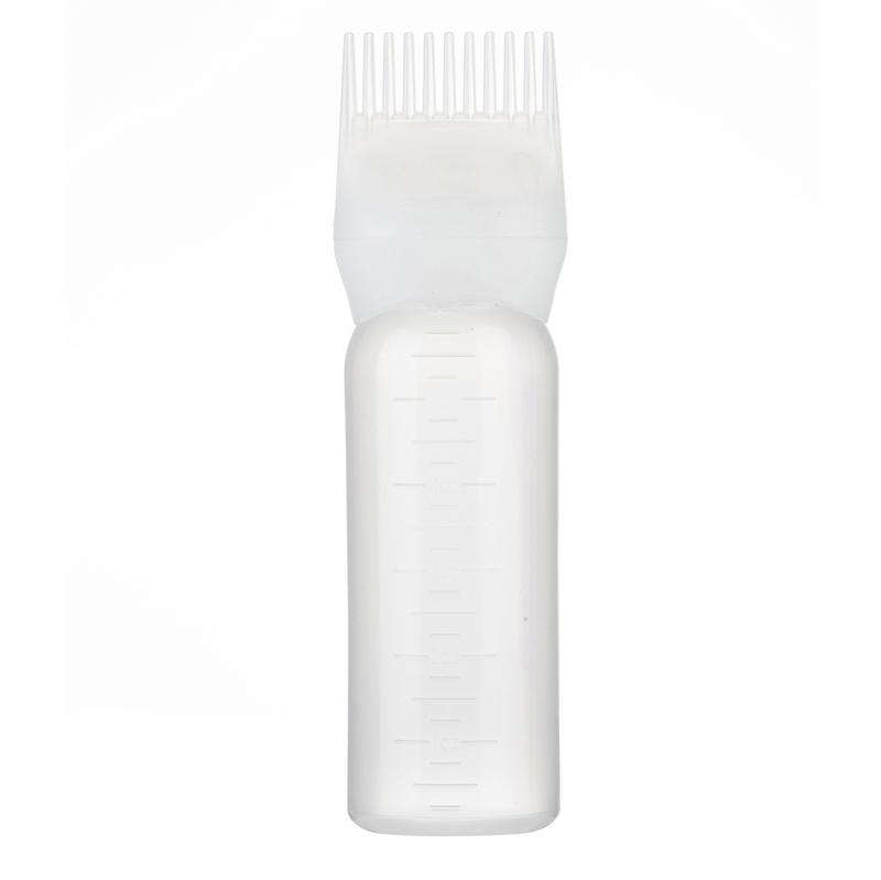 120ml Hair Dye Bottle Applicator Brush Comb Dispensing Salon Hairdressing Tool