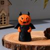 Eye Catching Halloween Pumpkin Resin Artwork Pumpkins Shaped Sculpture Desktop Decoration Decorative Home Ornament