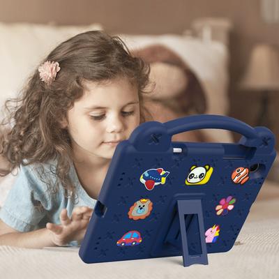Cartoon EVA Kids Safe Case For Samsung Galaxy Tab S11 11'' 2025 SM-X736 SM-X730 Funda Kickstand Handle Tablet Cover Shell