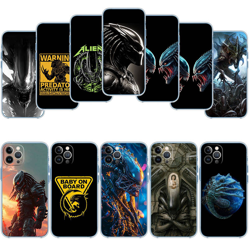Aliens Predator Phone Case for Motorola G14 G15 G24 G30 G31 G32 G34 G41 G42 G51 G52 G50 G60S G60 G62 G72 G71 G73 G84 G85 G200 E32