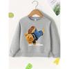Kids Sweatshirt Cartoon Bear,Lively And Cute,  Round Neck of The Autumn And Winter Sweatshirt