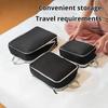 3 Piezas/set Negro/Azul/Gris Bolsa de Almacenamiento de Viaje Comprimible Portátil de Gran Capacidad Bolsa de Almacenamiento Cubos de Embalaje para Maleta/Equipaje
