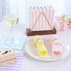 Stripe Napkins Cocktail Napkins with Scalloped Edges Dinner Napkins Disposable Thick Paper for Wedding Dinner Birthday Party