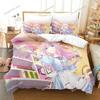 3D Print Anime Kawaii Girls Nekopara Bedding Set Single Twin Full Queen King Size Bed Set Aldult Kid Bedroom Duvet Cover Sets741