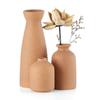 Ceramic Vase White Three-piece Set Ornament Creative Dried Flower Hydroponic Home Living Room Flower Arrangement Modern