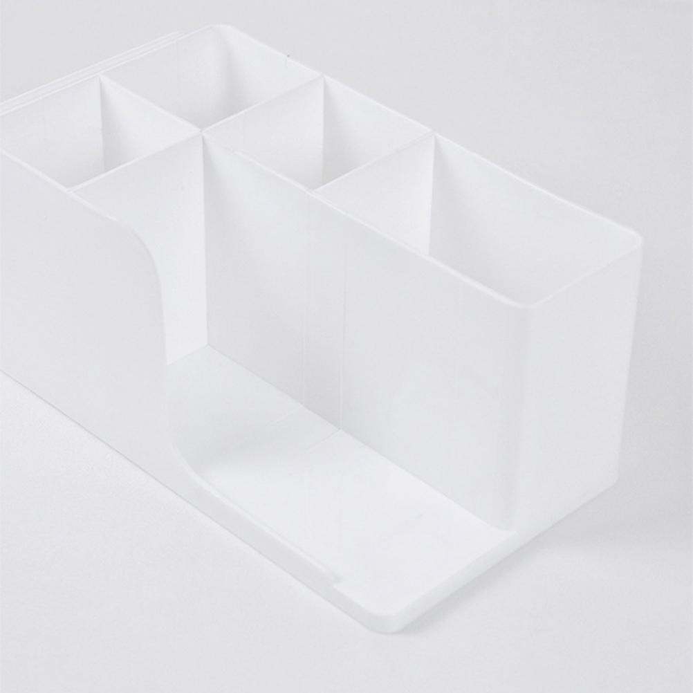 Desk Organizer with Retractable Book Stand Makeup Storage Box Waterproof Cosmetic Storage Organizer