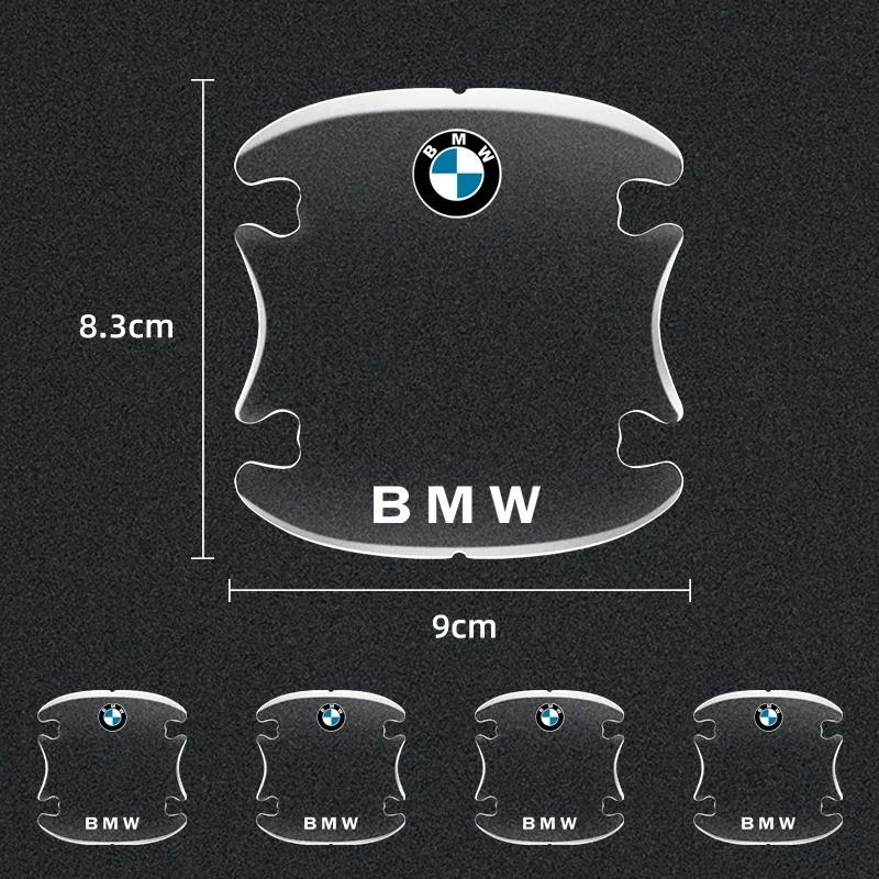 4 pièces Autocollant Bol de Poignée de Porte de Voiture Transparent Pour BMW M M1 M2 M3 M4 M5 M6 F20 G30 F30 F31 E36 E87 E60 E91 X1 X3 X5 Accessoires