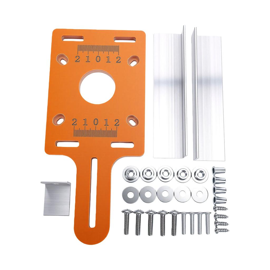 Router Jig for Slotting Wear Proof Versatile Woodworking Slotting Tool Wood Trimmer Router Base
