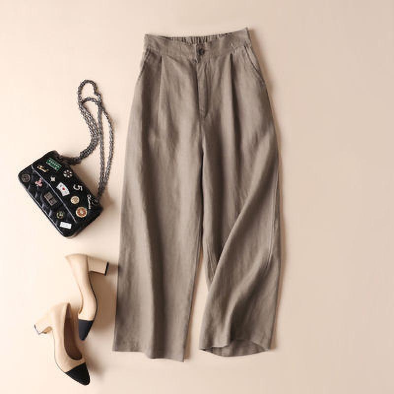 Wide leg Pants Women's Summer Pants Student Loose Pants Casual Women