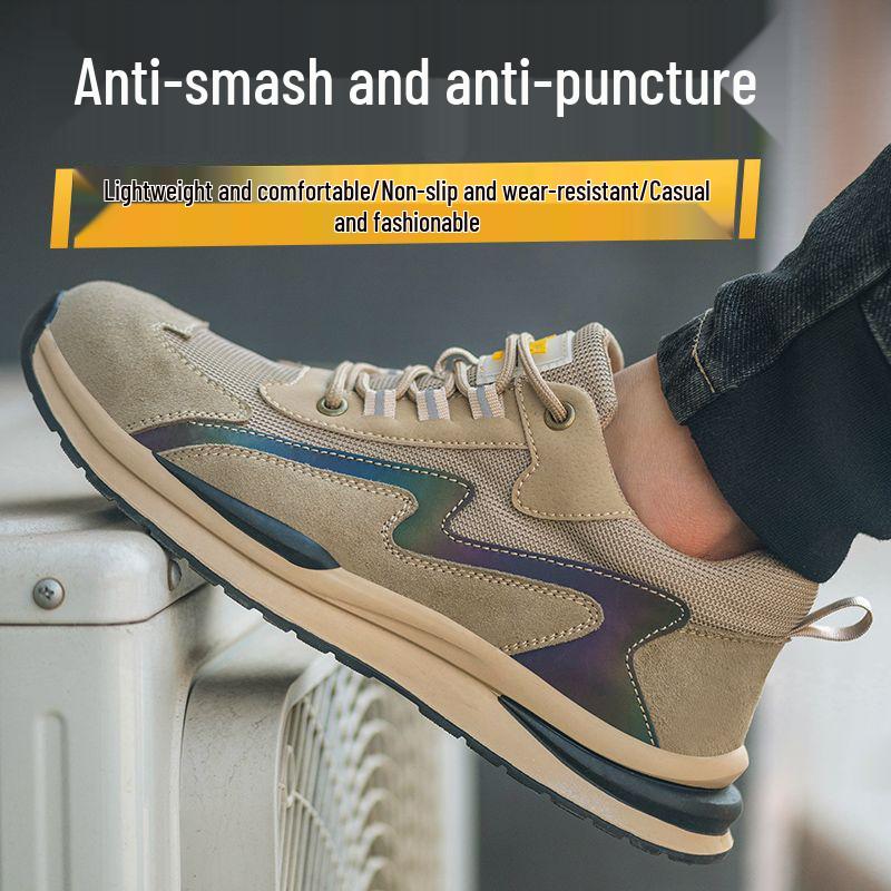 

Мужские зимние рабочие ботинки с металлическим подноском - Защита от ударов, Защита от проколов, Легкие, Мягкая подошва, Защита от запаха Size 44