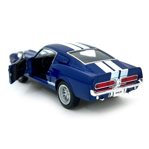 (Blue) - Scale 1/38 1967 Ford Shelby Mustang GT-500 Diecast Car Blue