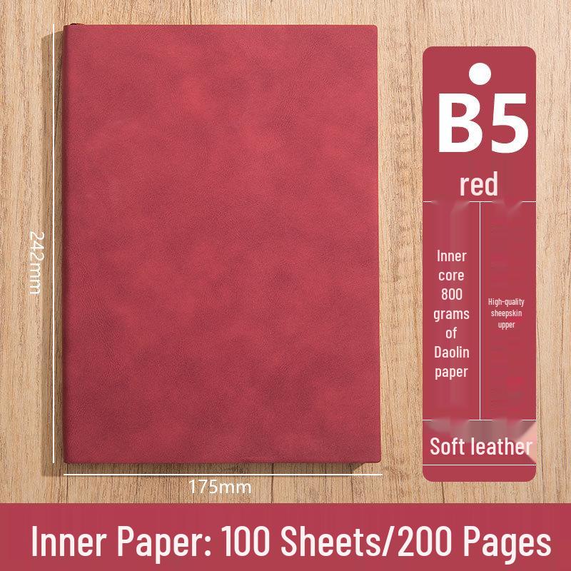 Custom Logo A5 High-End Office Notebook with Premium Cover and Inner Pages