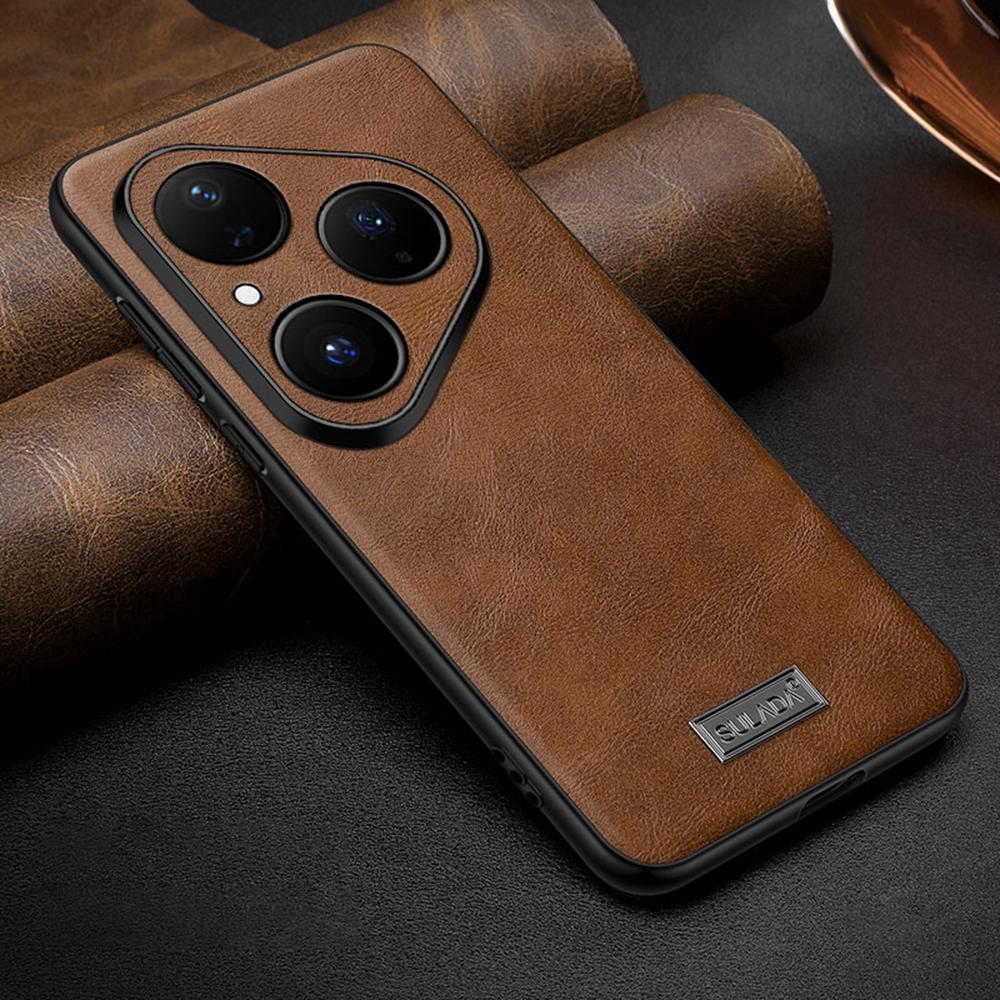 SULADA For Huawei Pura 80 Case PU Leather + TPU + PC Back Phone Cover