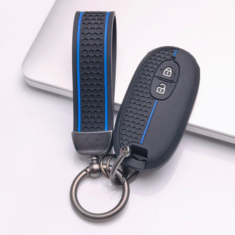 Key Fob Cover for Suzuki Swift Jimny SX4 Baleno XL6 Ertiga Dzire Ignis with Keychain Protective Accessory Key Fob Protection Replacement