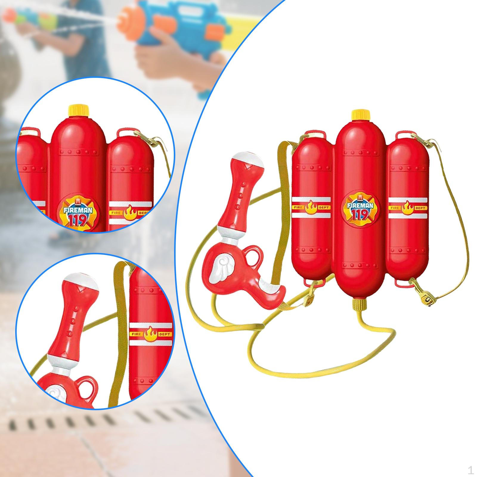 

Детский водный игрушечный рюкзак для ролевой игры в пожарного, идеальное развлечение на свежем воздухе Bottles