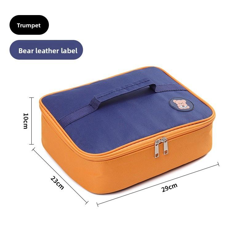 

Insulated Lunch Box Carrier With Durable Oxford Cloth For Work And Daily Meals Bear,29cm