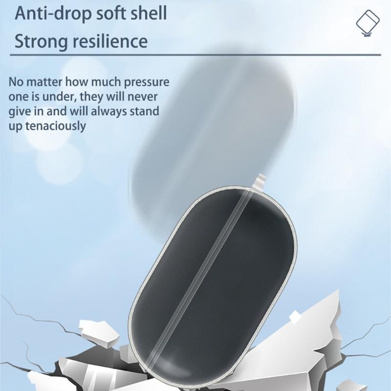 Earphone Cover Shockproof Wrap Case Antiscratch Guard Washable Soft TPU Housing Shell Enhances Grip Suitable for AM-TW02