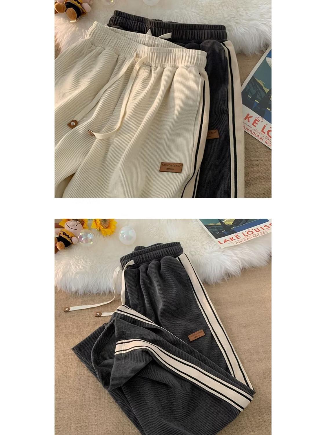 

Мужские теплые брюки из европейского шениллового бархата, широкие, большого размера, с эластичной талией, для осени/зимы L темно-серого