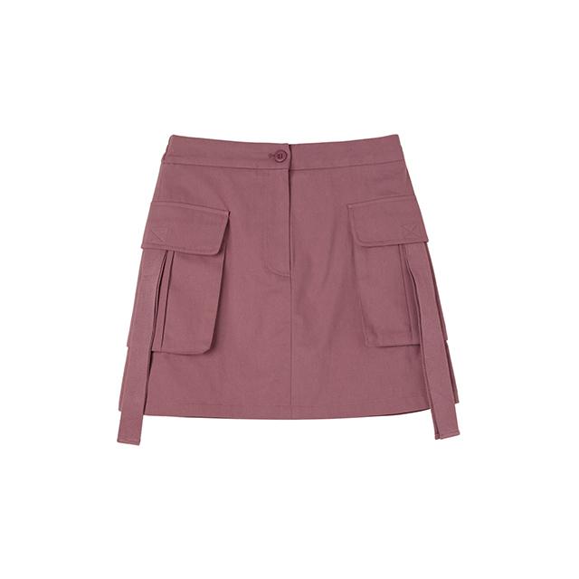Rap Cotton Cargo Mini Skirt Aq3Ws866