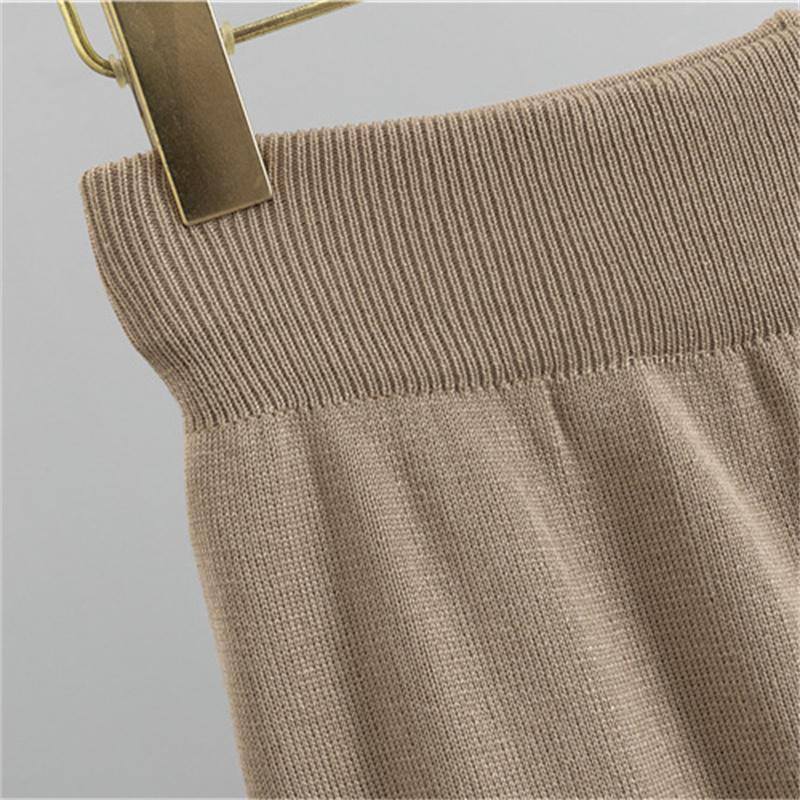 Casual Fashion Set Women's Autumn Winter Striped Shawl Coat Tank Top Wide Leg Pants 3 Piece Set