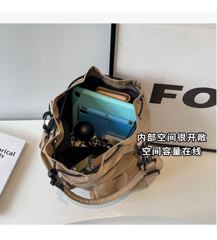 Fashionable Large Capacity Crossbody Shoulder Bags Portable Commuting ToteS Oxford Bucket Bag for Outdoor Travel Bolsa Mujer Sac