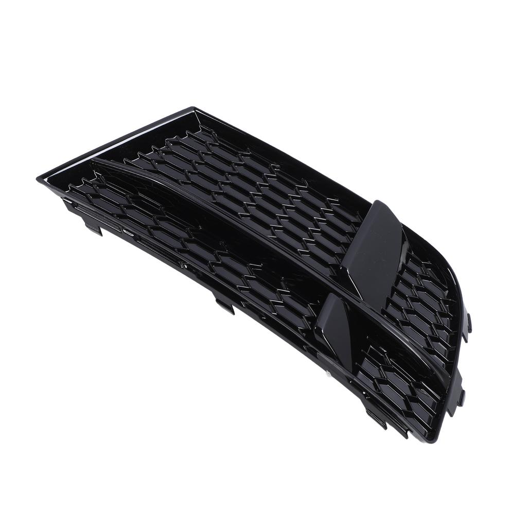 Front Bumper Fog Light Grille Glossy Black Side Bumper Fog Lamp Cooling Air Grill for A3 8v Sedan Sportback Convertible