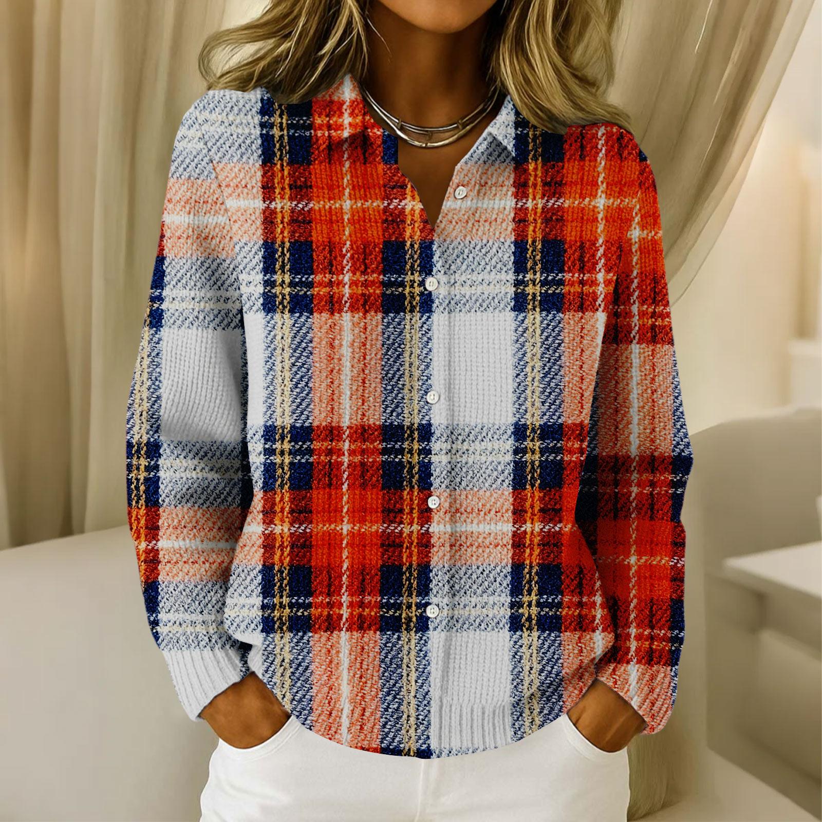 

Жіночий в язаний кардиган у смужку та кольорові блоки з лацканами XL винний