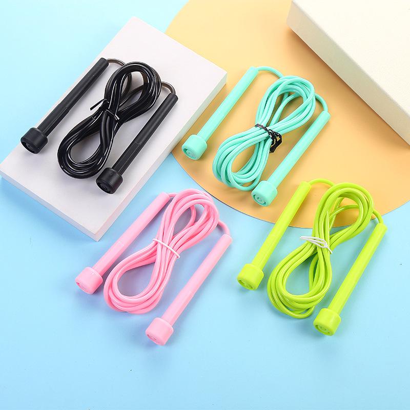 Macaron Color Speed Skipping Rope for Primary Students - Pen Handle Design