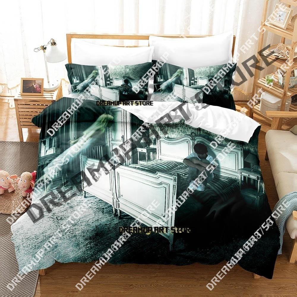 Fashion Dark Lost Souls Ghost Bedding Set Single Twin Full Queen King Size Bed Set Kids Bedroom Duvetcover Sets Bed Sheet Set