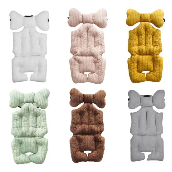Stroller Seat Cushion Infant Car Seat Insert Cushion Toddlers Reversible Newborn Car Seat Insert for Baby Head Body Support Baby Swing Pushchair Use