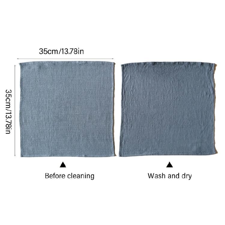 4PCS Assorted Dish Rags Fast Drying Dishcloth Absorbent Towel Comfortable Cloth