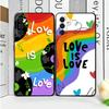 LGBT Rainbow Love Is Love Soft Phone Case for Samsung A17 A37 A57 A16 A26 A36 A56 A15 A25 A35 A55 A14 A24 A34 A54 A13 A23 A33 A5