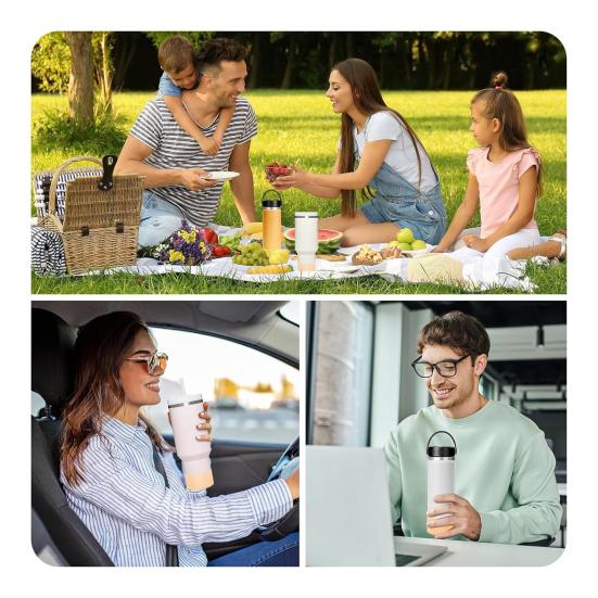 Silikonový návlek na kelímek s třpytkami, protiskluzový, tepelně izolační kryt, lehká podložka pod láhev na vodu pro tumbler