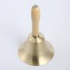 8 cm Kupfer-Handglocke mit Holzgriff - Ideal für Unterricht, Klassenzimmer, Haustiere oder Weihnachten