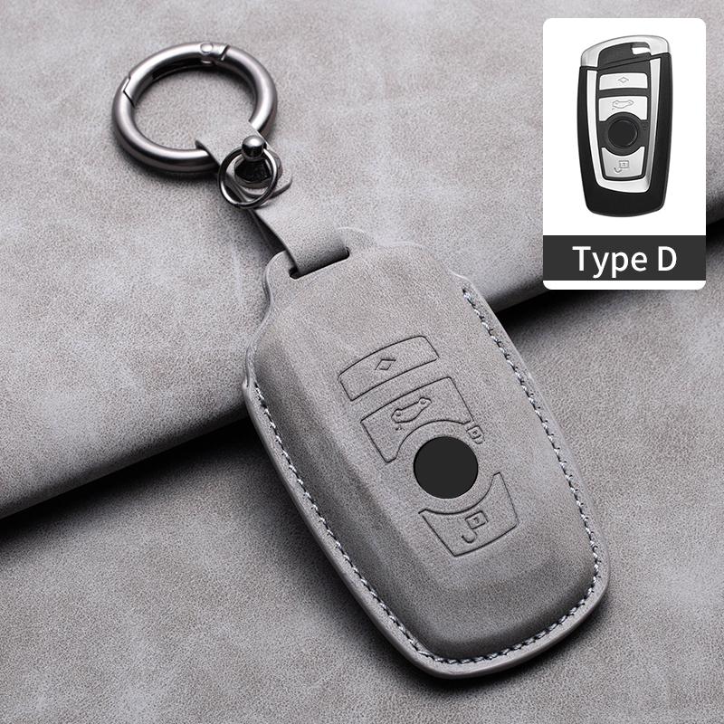 Voor Bmw F30 F31 F32 F34 F20 F21 F07 X1 X3 G01 X4 F15 F16 Lederen Auto Sleutelhoes Cover Shell Auto Sleutelhanger