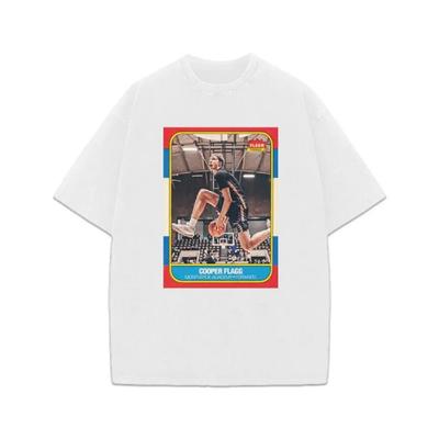 Cooper Flagg Rookie Card Fleer Vintage Basketball Style Men T-Shirt
