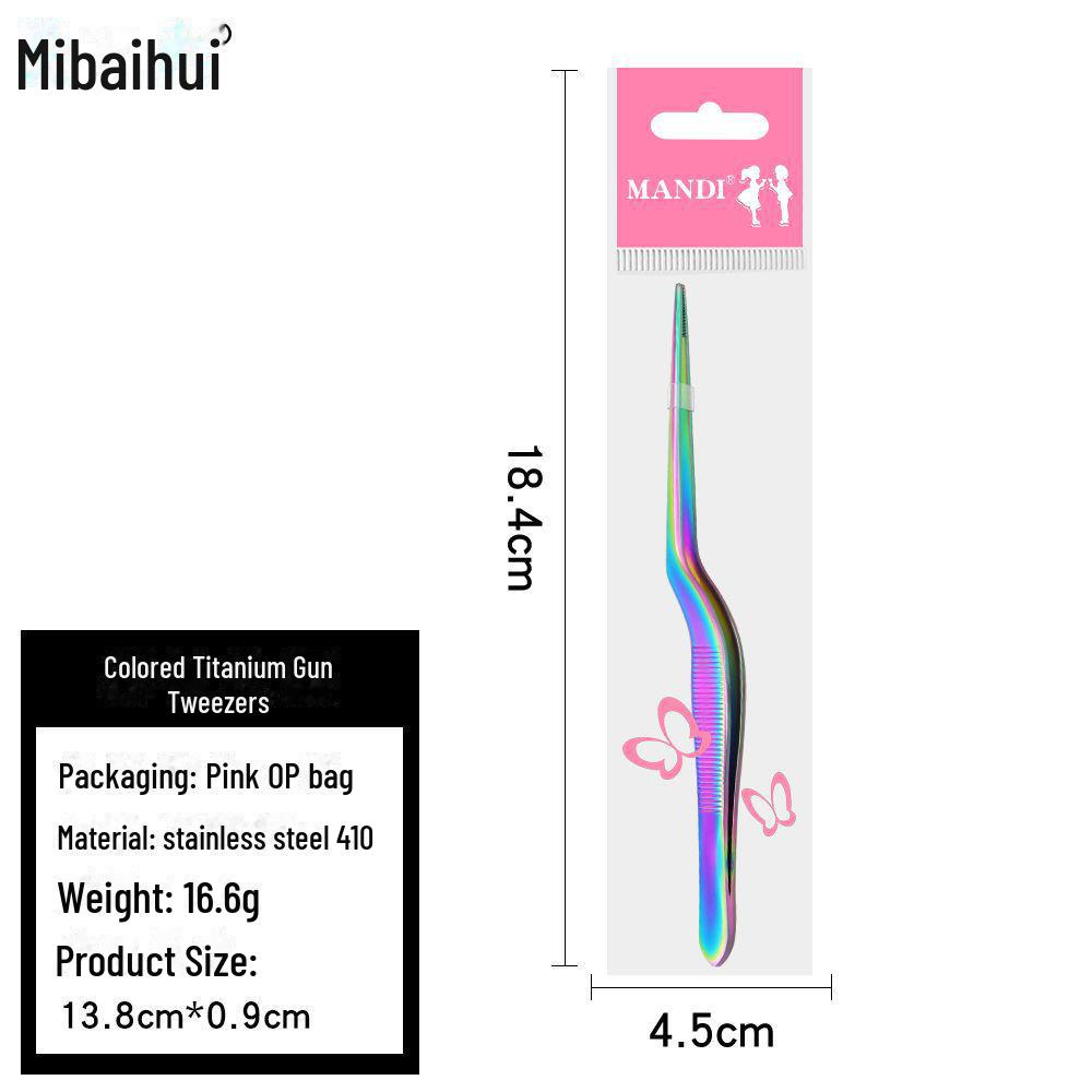 Baby Ear and Nose Cleaning Tweezers - Thickened Earwax and Navel Clip for Children