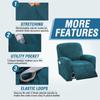 Stretchy Recliner Chair Covers Velvet Sofa Protector Thick Couch Slipcovers  Lazy Boy