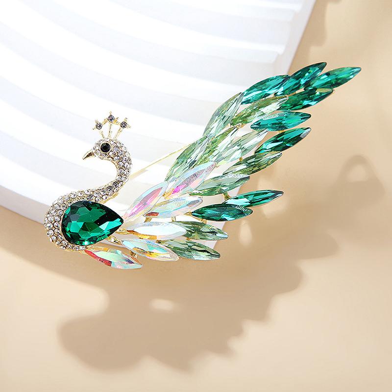 Animal   Peacock Brooches For Women Clothing Coat Jewelry Accessries Gifts