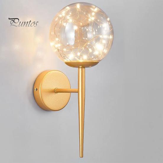 

Настенный светильник из искусственного кристалла, роскошный современный минималистичный современный креативный светильник в скандинавском стиле для гостиной, спальни