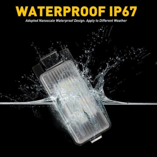 2PCS White License LED Plate Light Lamp Fit 350Z 370Z GTR Nissan G35 G37 S60 New