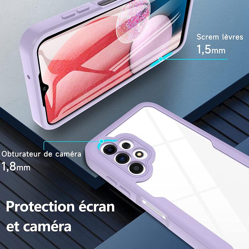 Luxury 360 Full Body Cover Case For Samsung Galaxy S24 S23 S22 S20 Ultra Plus A53 5G A12 A13 S21 FE A52 Silicone Bumper Case