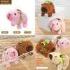 Cute Capybara Plush Toy With Walking Sound Features For Kids Playing And Gift Giving