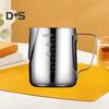 Jarra de acero inoxidable para espumar leche (140 ml, 350 ml, 550 ml y 900 ml), ideal para capuchino, latte art.