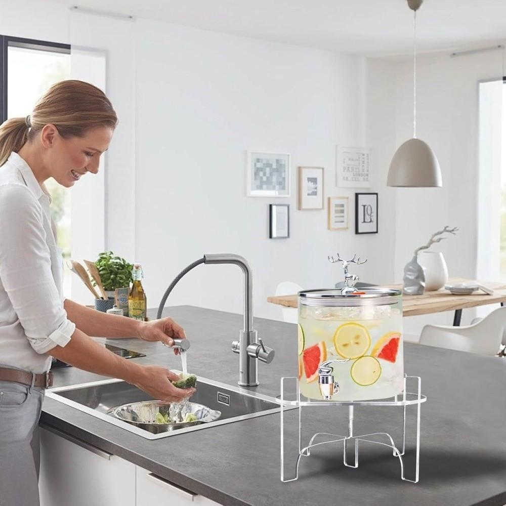 Detachable Countertop Support Holder Transparent Multi-function Beverage Kettle Support Bracket Acrylic Storage